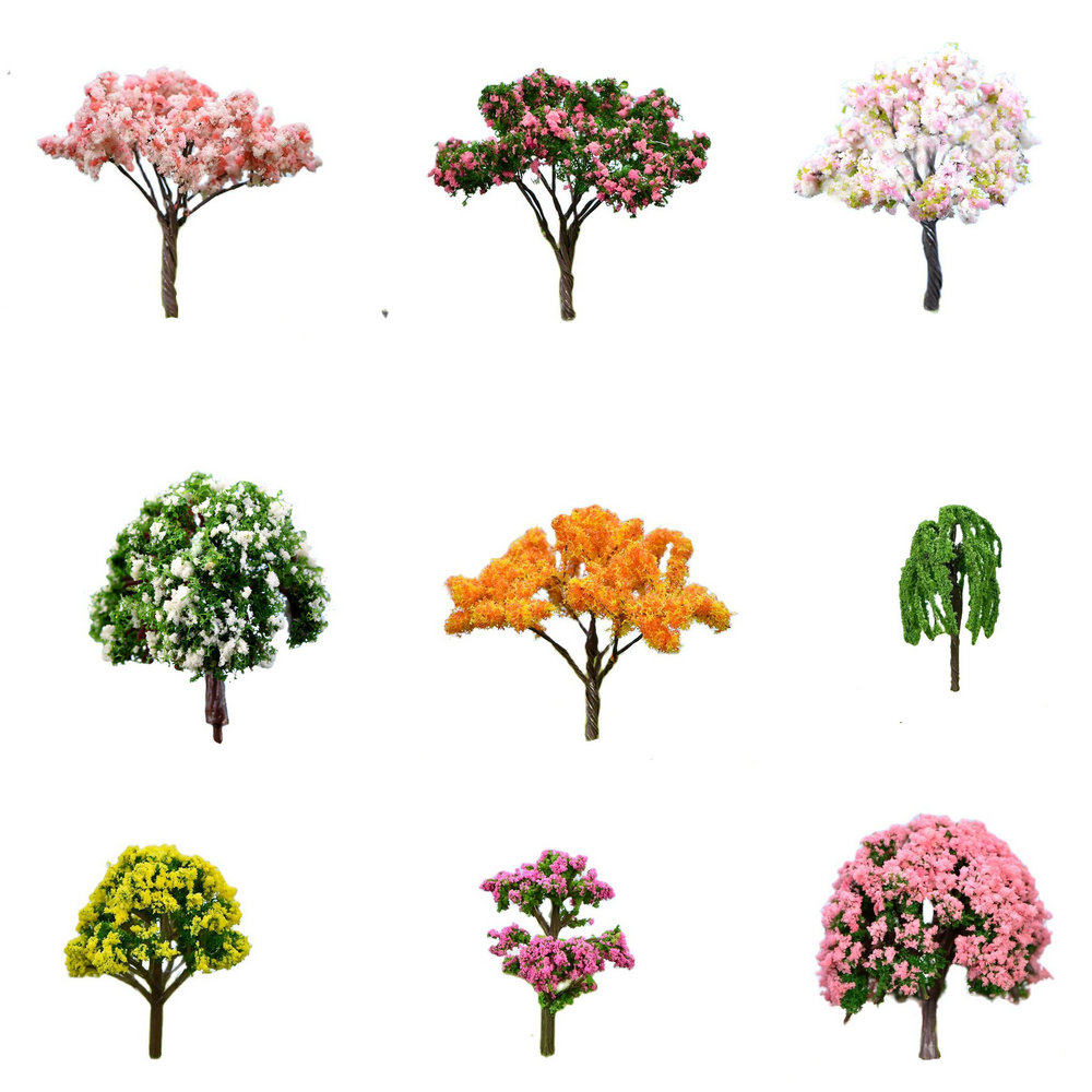 Resin Art Tree - 1/5 sztuk/zestaw Mini drzewo wróżka ogród