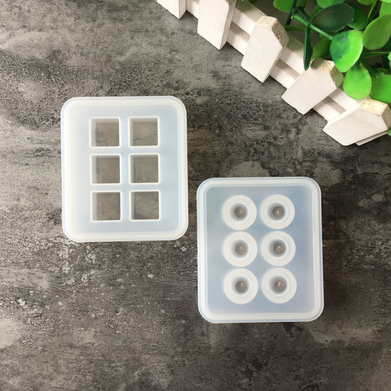 Resin Art Liquid - Formy silikonowe 16mm Cube koraliki 6