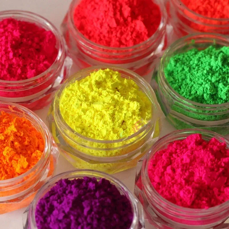 Glitter Powder Resin - 12 słoików 5g Fluorenscence Mica Powder