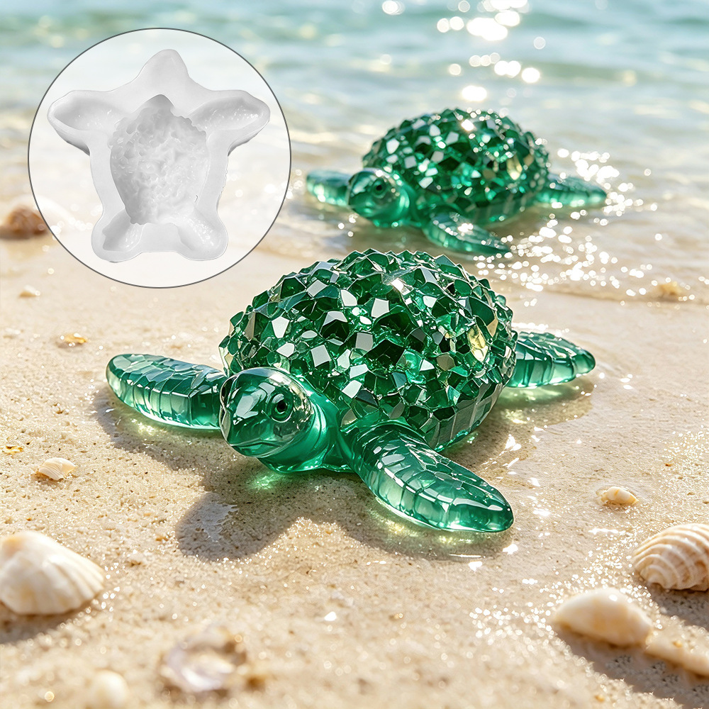 Resin Art Beach - Forma silikonowa w kształcie żółwia morskiego