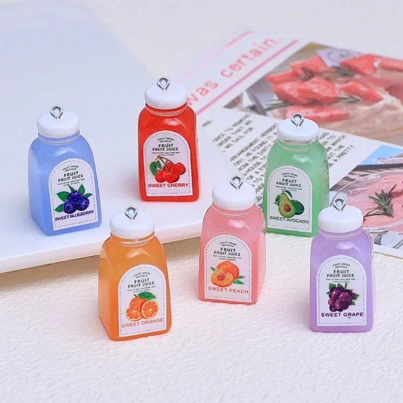 Resin Art Craft - 10 szt. uroczych mini zawieszek z