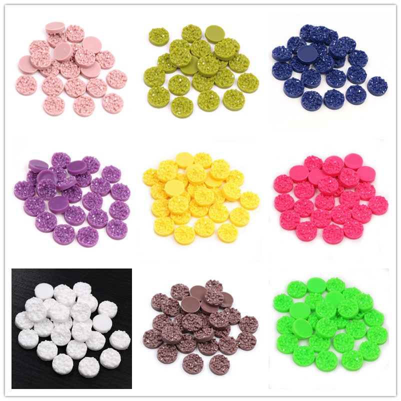 Resin Art Essentials - 40 szt. Kaboszonów z żywicy Druzy,