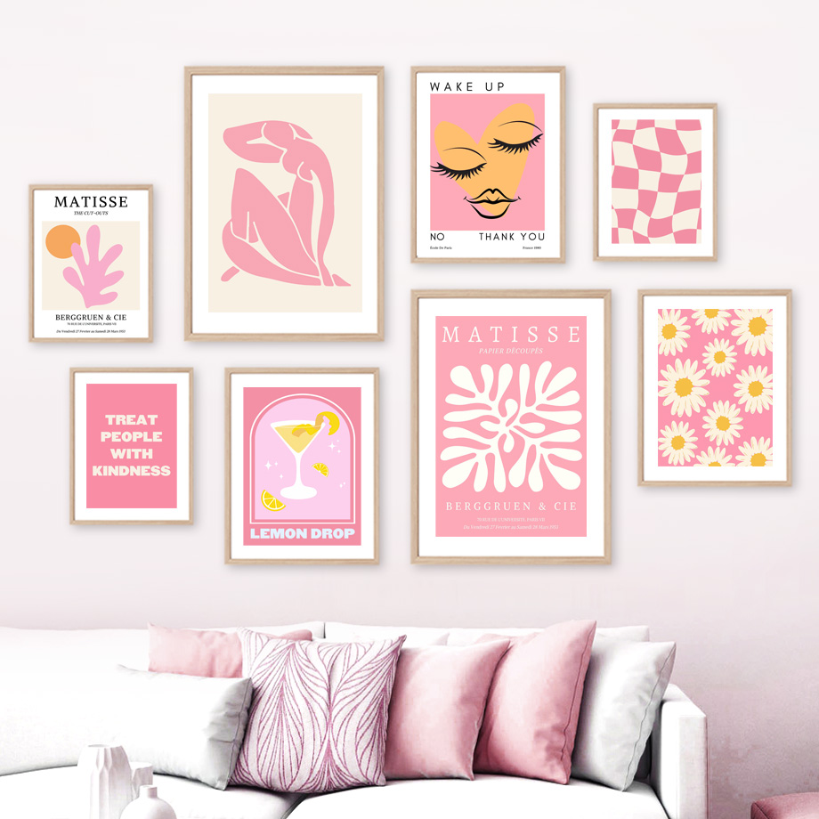 Resin Art Flowers - Kobieta Matisse Liść Kwiat Napój Numer