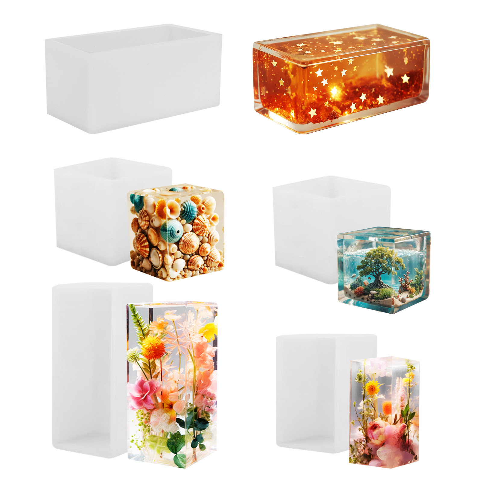 Resin Art Liquid - Forma silikonowa do odlewania żywicy epoksydowej,