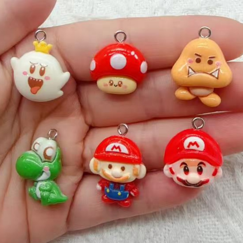 Resin Art Essentials - 10 szt. żywicznych zawieszek z motywami