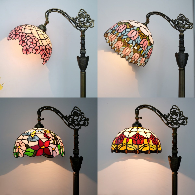 Resin Art In Floor - Lampy podłogowe Tiffany Kwiaty Sztuka Dekoracja
