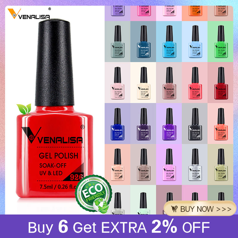 Glitter Powder Resin - Venalisa 7.5ml Nail Gel Polish 60