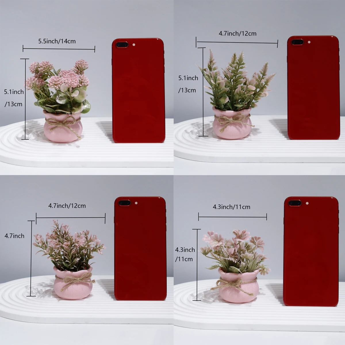 Mini sztuczne różowe rośliny d – Resin Art Tree recenzja i cena