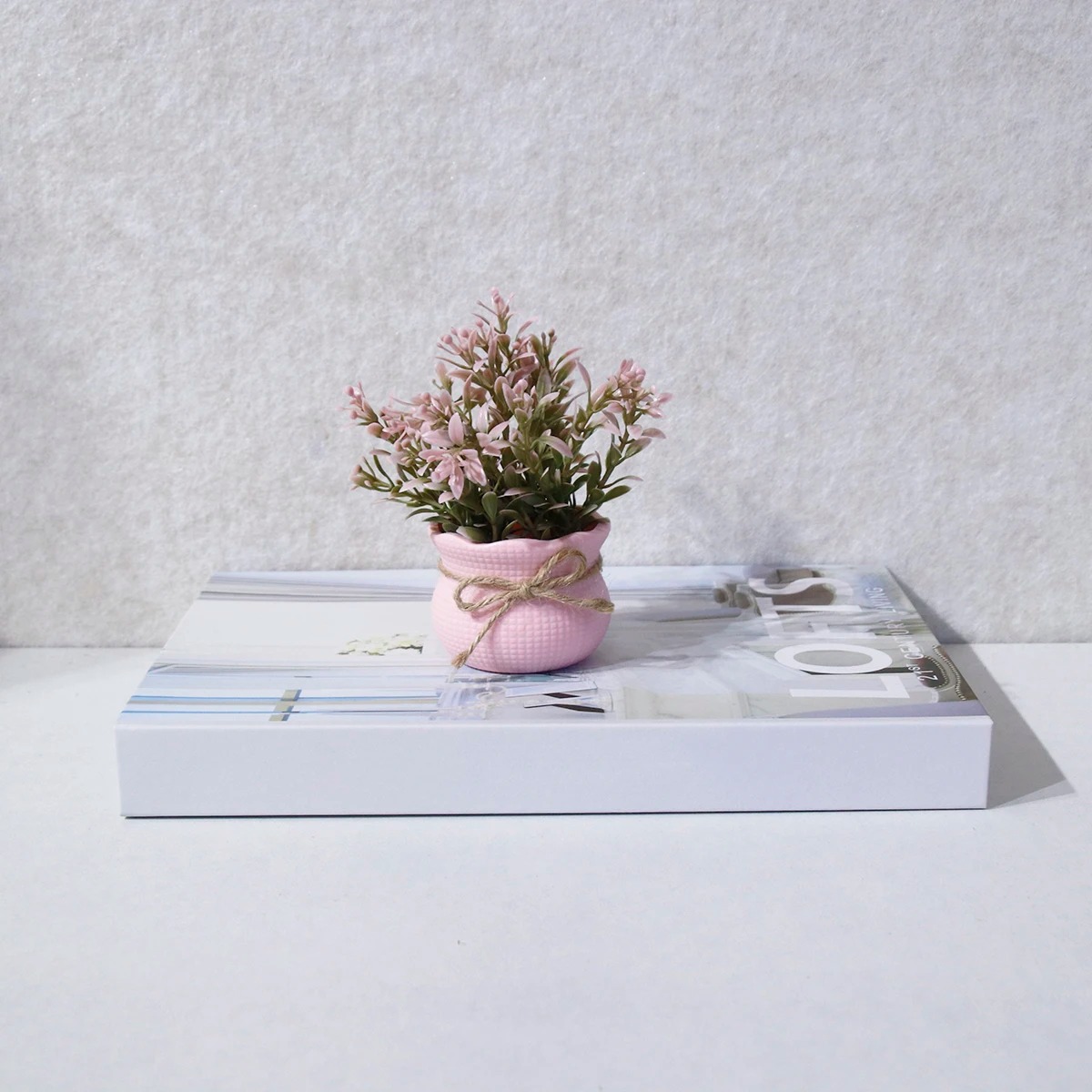 Mini sztuczne różowe rośliny d – Resin Art Tree recenzja i cena