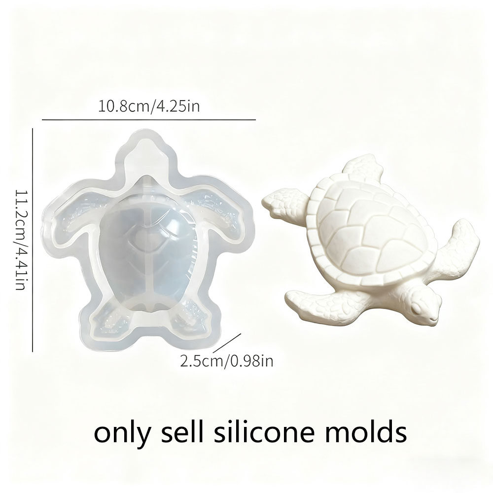 Forma silikonowa 3D żółw morsk – Resin Art Beach recenzja i cena