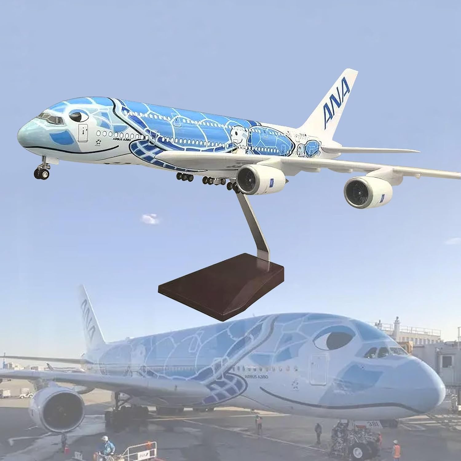 Model samolotu A380 Air Japan  – Resin Art Beach recenzja i cena