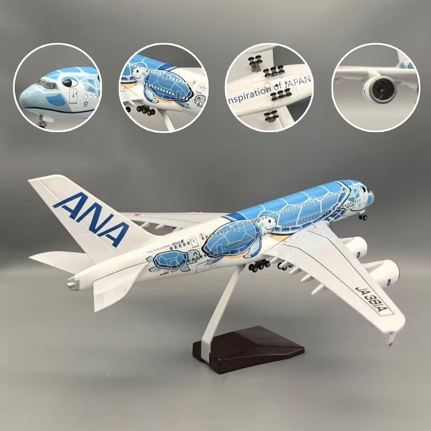 Model samolotu A380 Air Japan  – Resin Art Beach recenzja i cena
