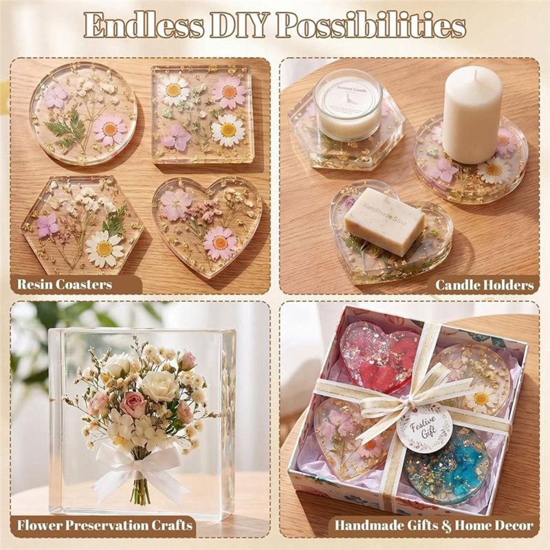 Formy silikonowe FYBL do żywic – Resin Art Coasters recenzja i cena