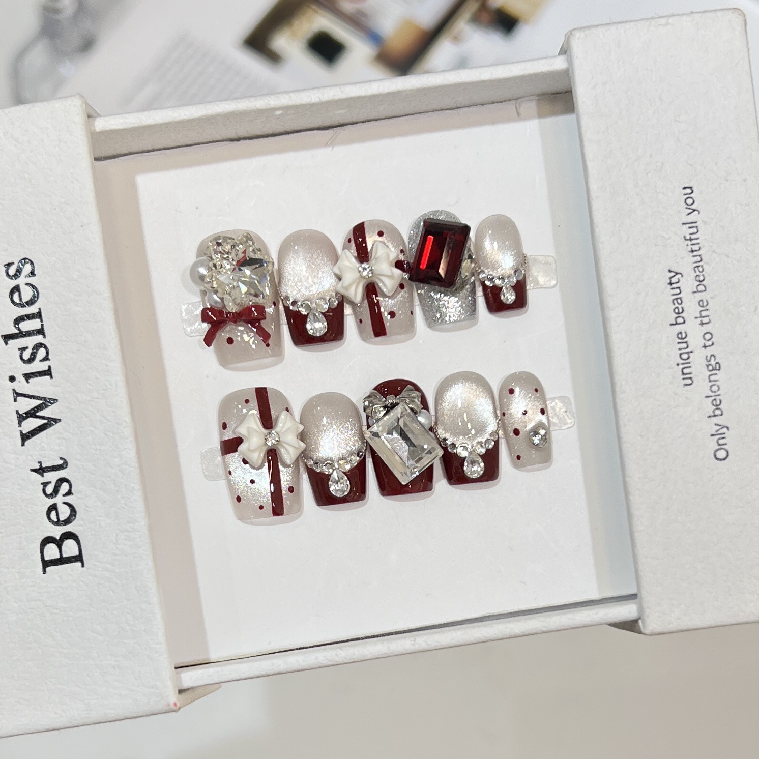 10 szt. Paznokci Sztucznych z  – Resin Art Glitter recenzja i cena