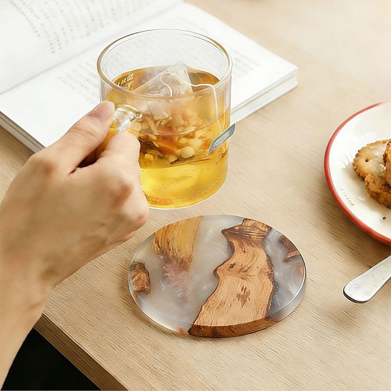 Zestaw podkładek pod napoje, d – Resin Art Coasters recenzja i cena