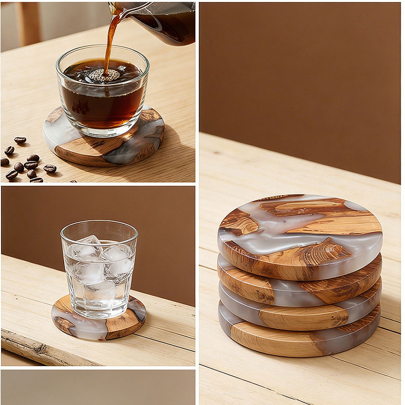 Zestaw podkładek pod napoje, d – Resin Art Coasters recenzja i cena