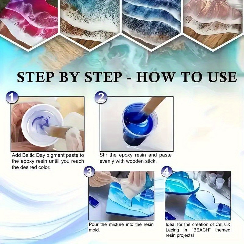 24 kolory/8 kolorów 5 gramów 0 – Resin Art Coasters recenzja i cena