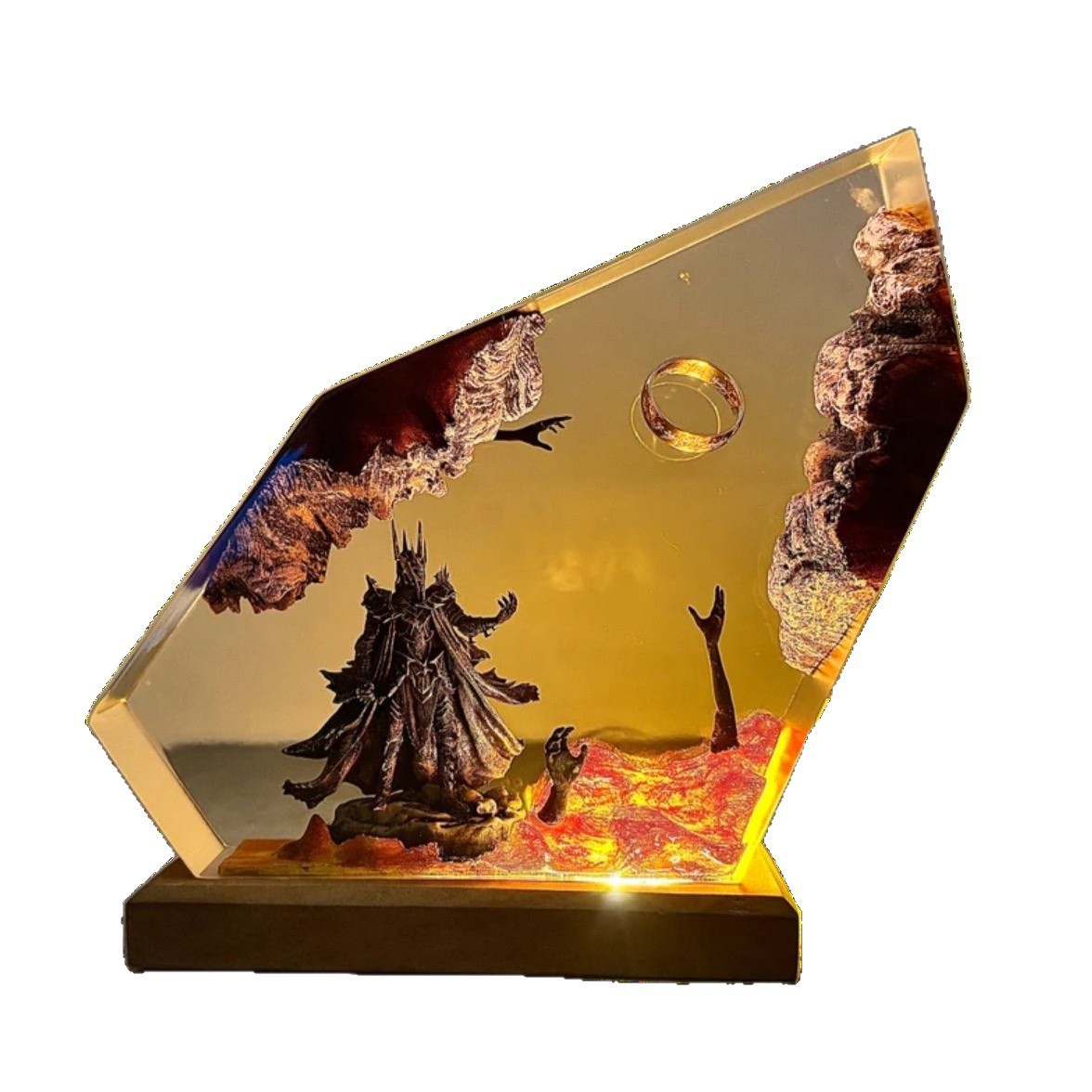 Lampa stołowa z żywicy z motyw – Resin Art Light recenzja i cena