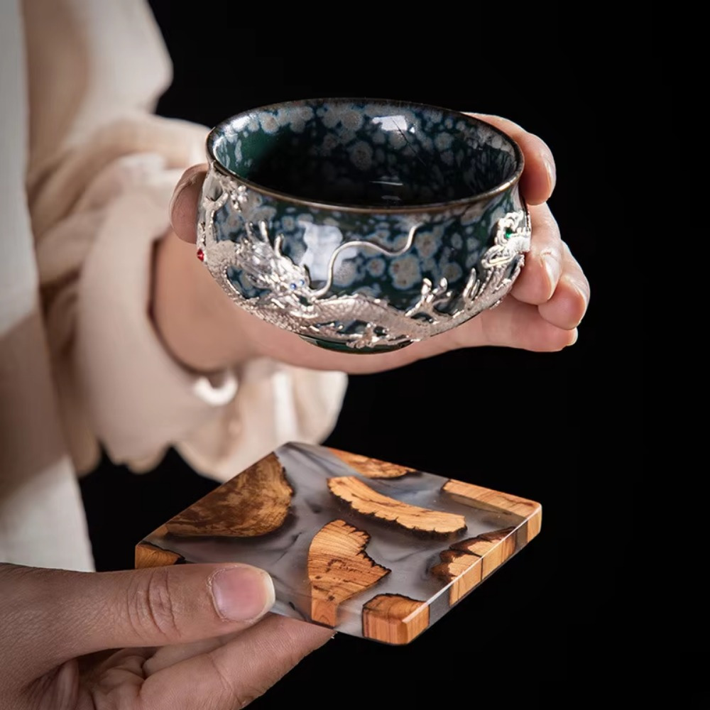 Podstawki z żywicy drewnianej  – Resin Art Coasters recenzja i cena