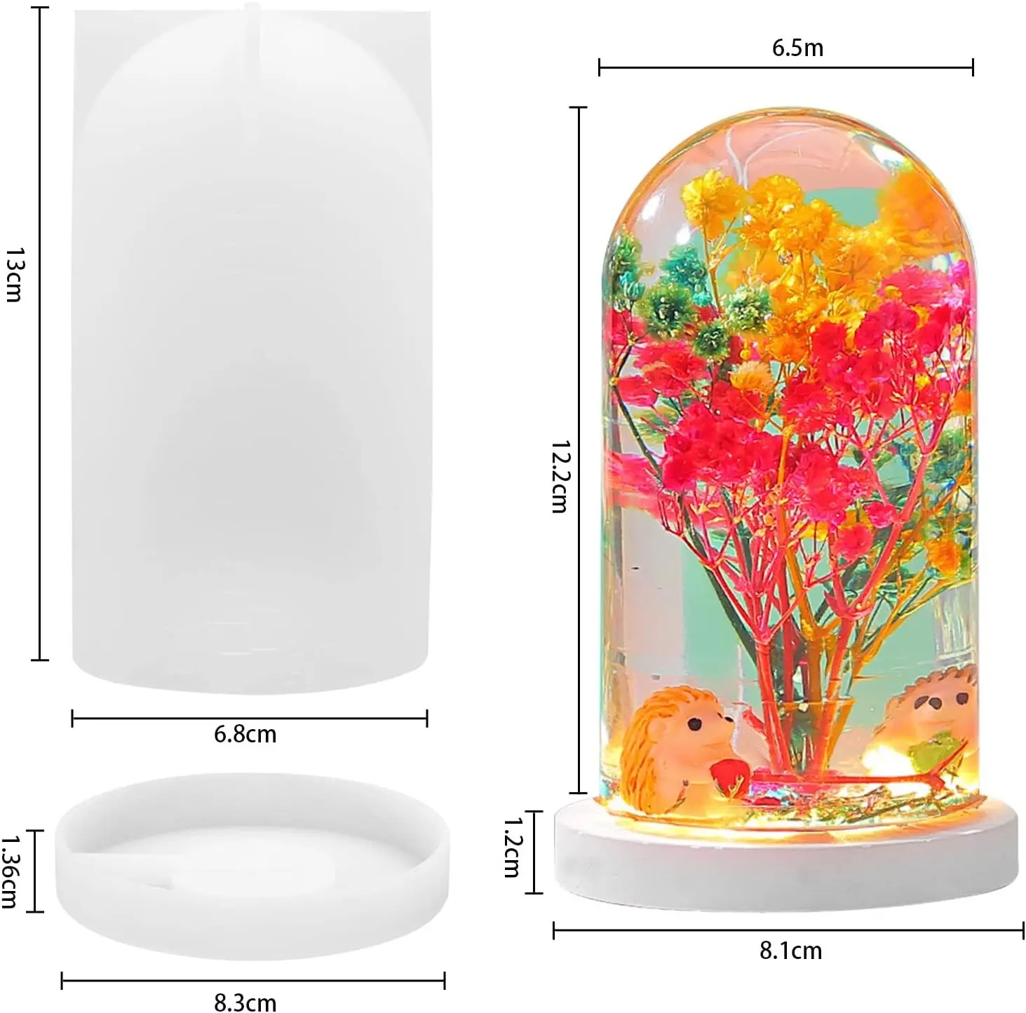 Forma silikonowa DIY do żywicy – Resin Art Light recenzja i cena