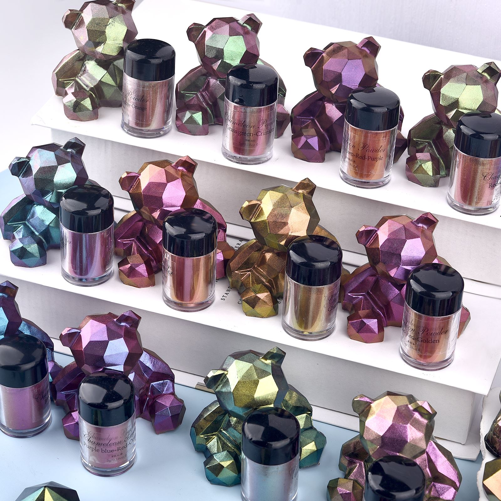 Lustrzany kameleon żywica Pigm – Glitter Powder Resin recenzja i cena