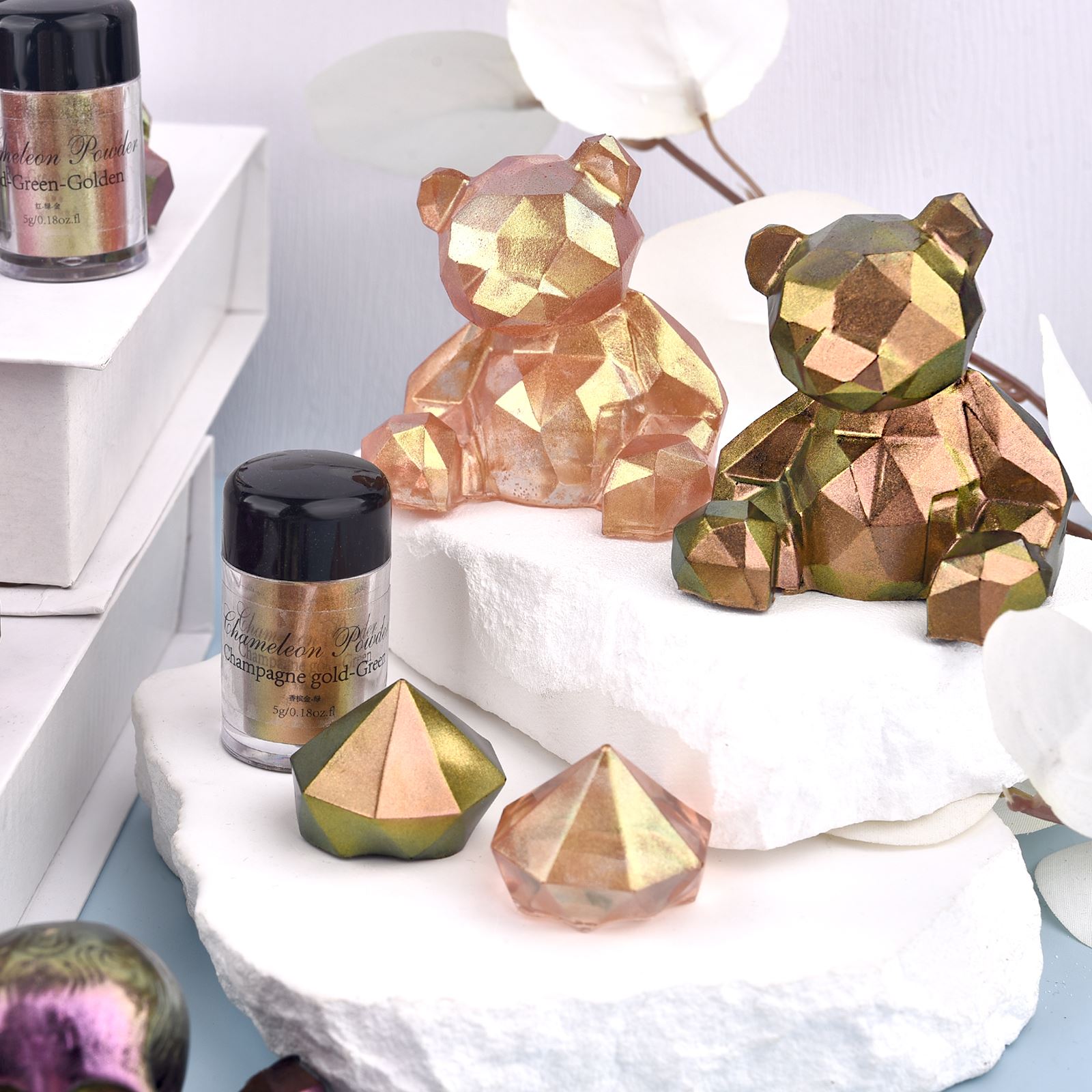 Lustrzany kameleon żywica Pigm – Glitter Powder Resin recenzja i cena