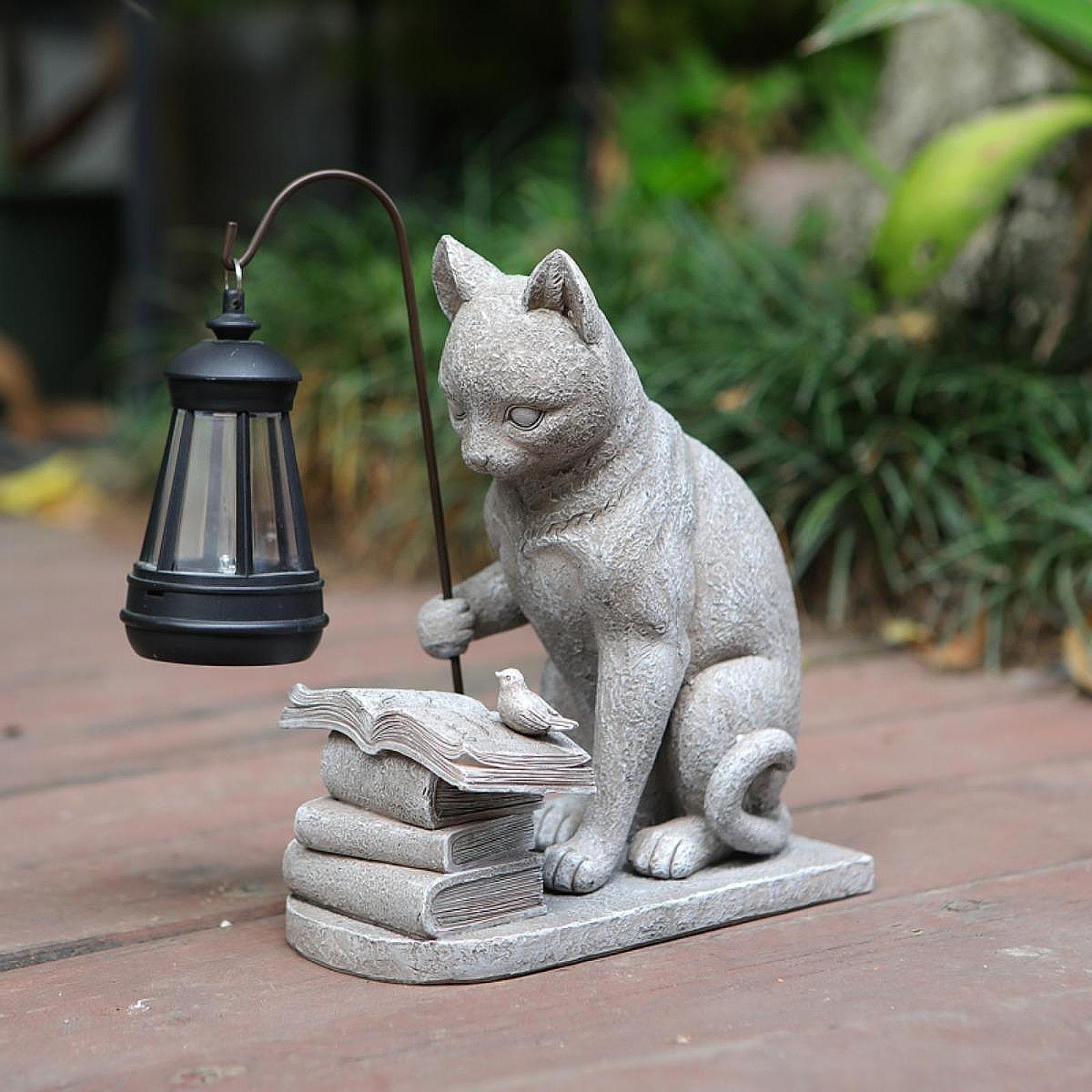 Mini statuetka kota, solarna l – Resin Art Light recenzja i cena