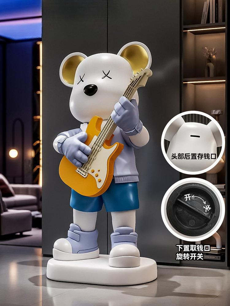 Statuetka Niedźwiedzia Gitarzy – Resin Art In Floor recenzja i cena