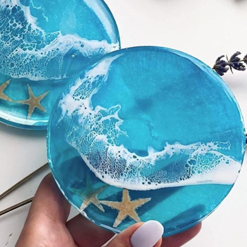 F92D Forma do podkładek z żywi – Resin Art Coasters recenzja i cena