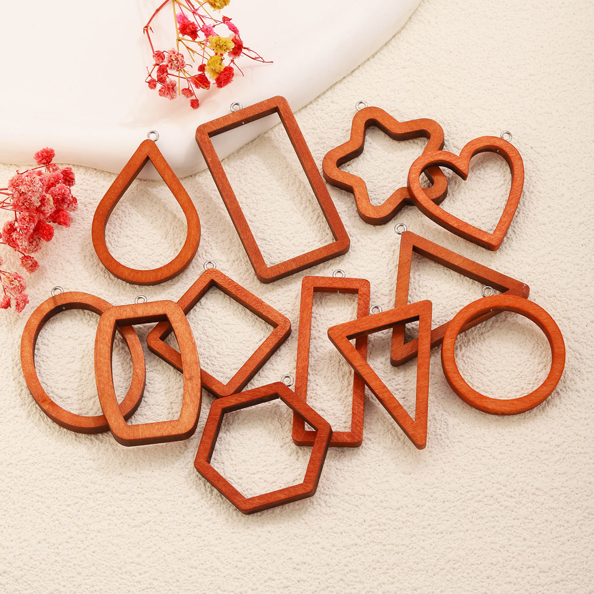 10 SZT. Drewniane geometryczne – Resin Art Essentials recenzja i cena