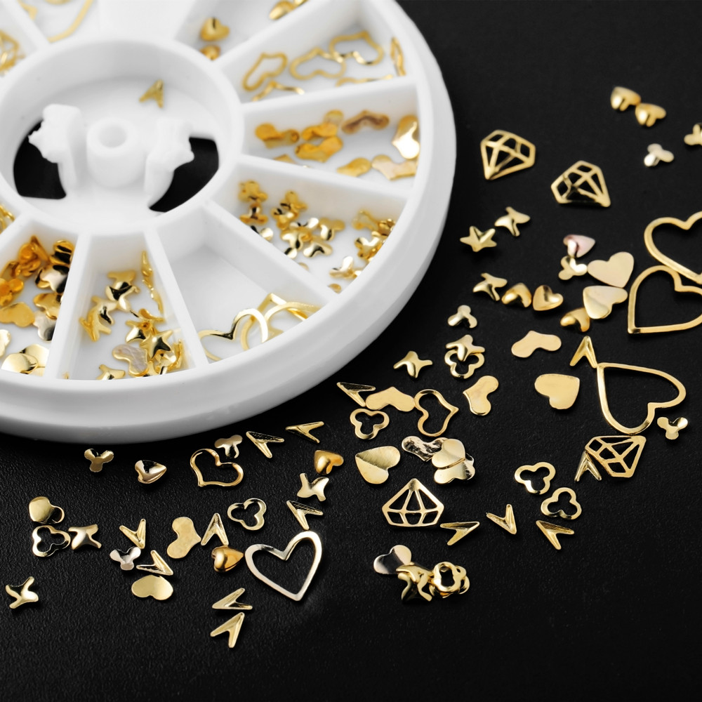 1Box Gold Nail Art Glitter Met – Glitter Powder Resin recenzja i cena