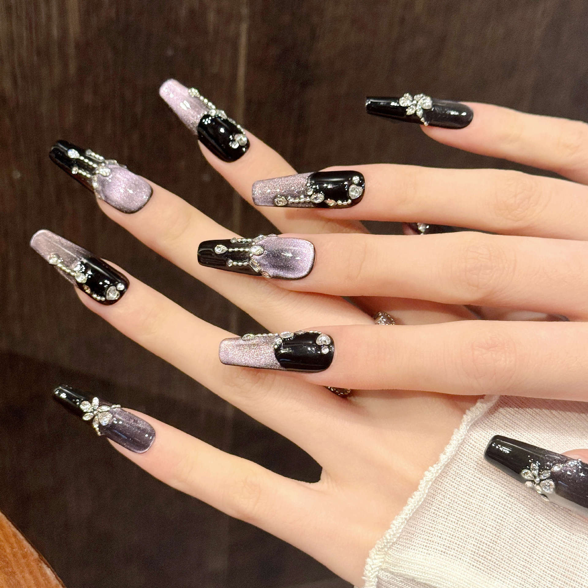 10 szt. Czarne Fioletowe Sztuc – Resin Art Glitter recenzja i cena