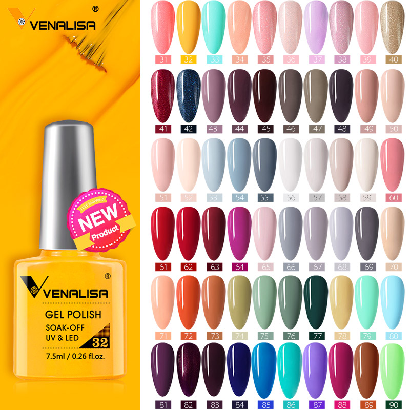 Venalisa 7.5ml Nail Gel Polish – Glitter Powder Resin recenzja i cena